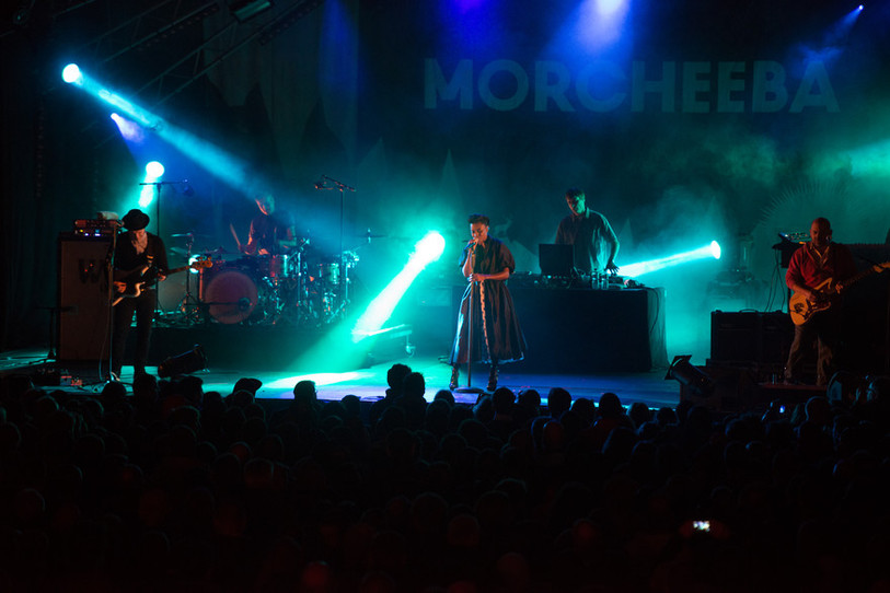 Morcheeba s'est produit samedi soir. (Photo: Maxime Humbert)