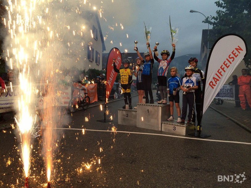 Podium critérium Courtételle
