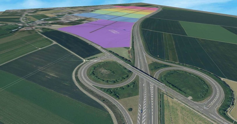 La nouvelle zone AIC se situera sur les communes de Courgenay et d'Alle