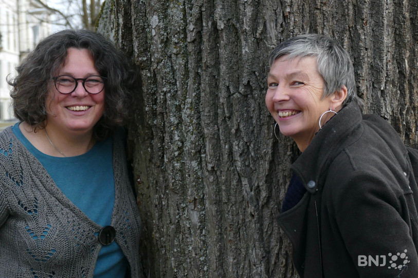 De gauche à droite : Isabelle Plomb-Gafner et Isabelle Laville sont formatrices pour « Isabeilles ».