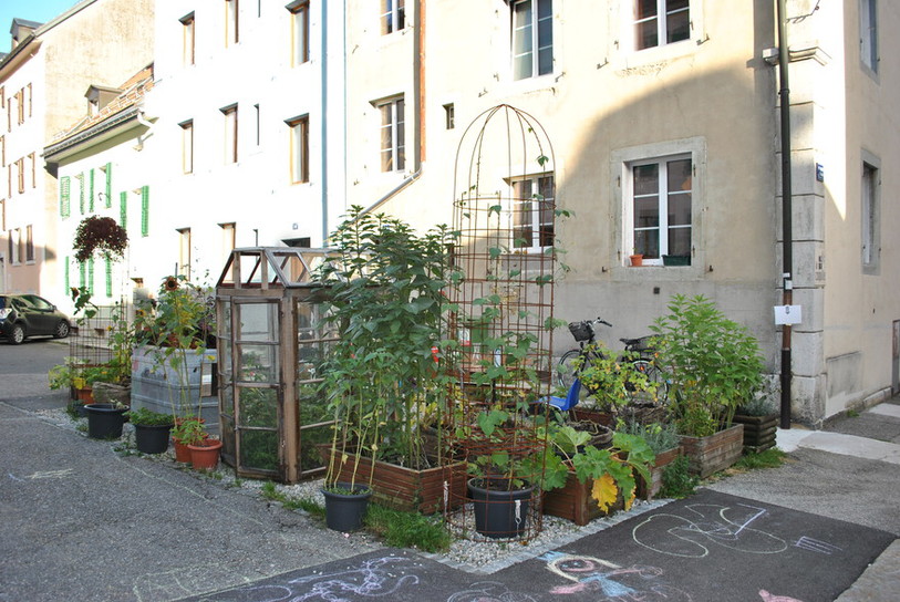 Le jardin urbain de La Coquille.