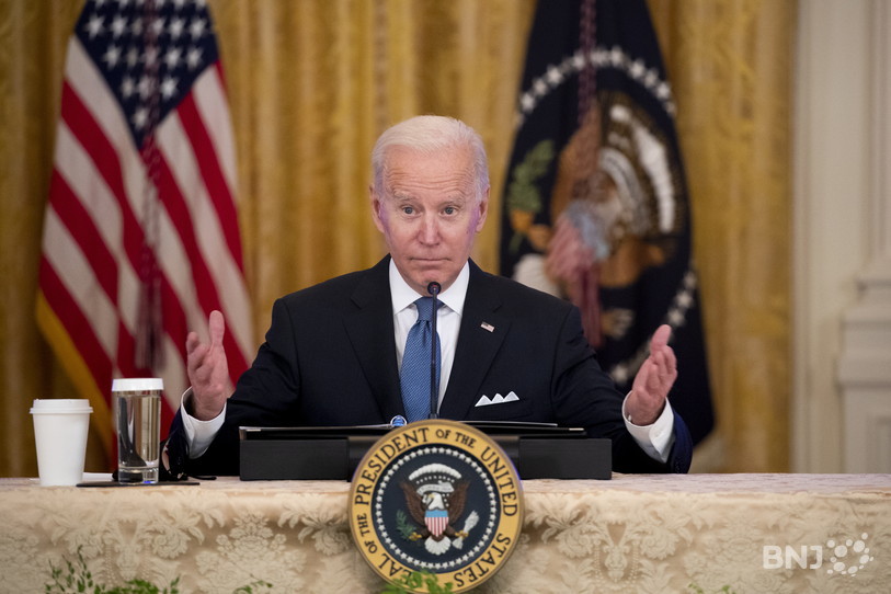 Joe Biden n'envisage pas de déployer des troupes en Ukraine (Photo : MICHAEL REYNOLDS / POOL)