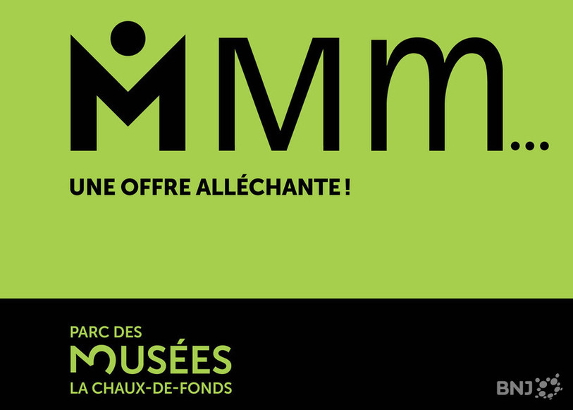 Pour accompagner leur nouvelle politique tarifaire, les musées chaux-de-fonniers s'offrent un visuel innovant.