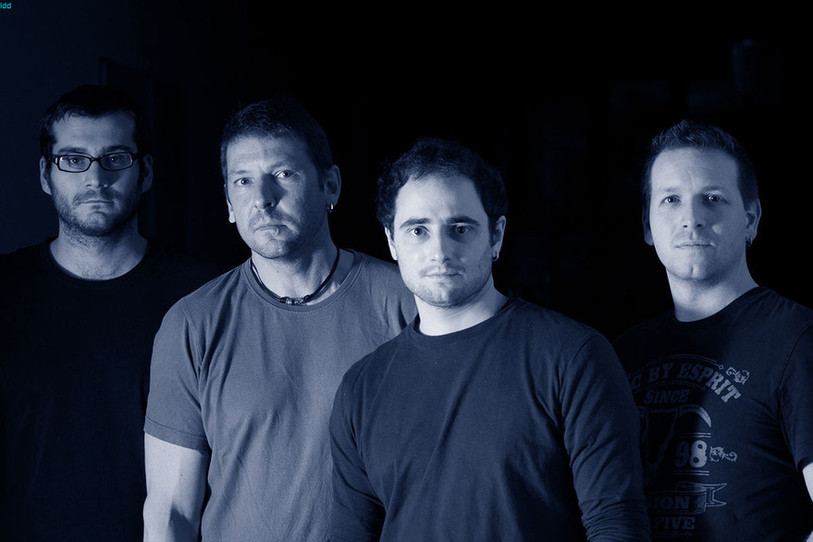 Les membres de Middlecage (de gauche à droite): Romain Béguelin, Glenn Grossenbacher, Virgile Chatelain et David Kessi.
