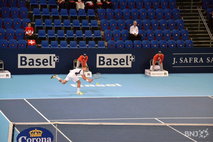 Marco Chiudinelli a dû s'avouer vaincu face au Croate Ivan Dodig