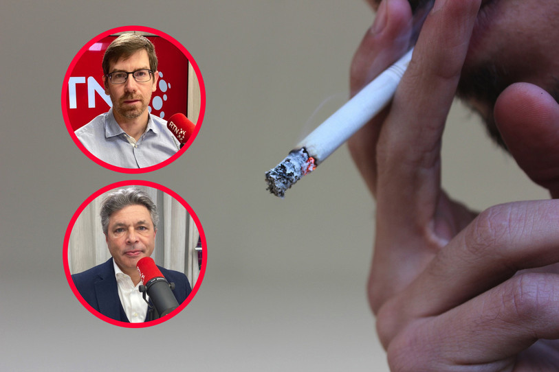 Gregory Clark, pneumologue et référent pour la Ligue pulmonaire neuchâteloise (en haut) et Emmanuel Raffner, président de la Chambre neuchâteloise du commerce et de l’industrie (CNCI) (en bas) débattaient ce vendredi sur l'interdiction de la publicité pour le tabac. (Photo libre de droits)