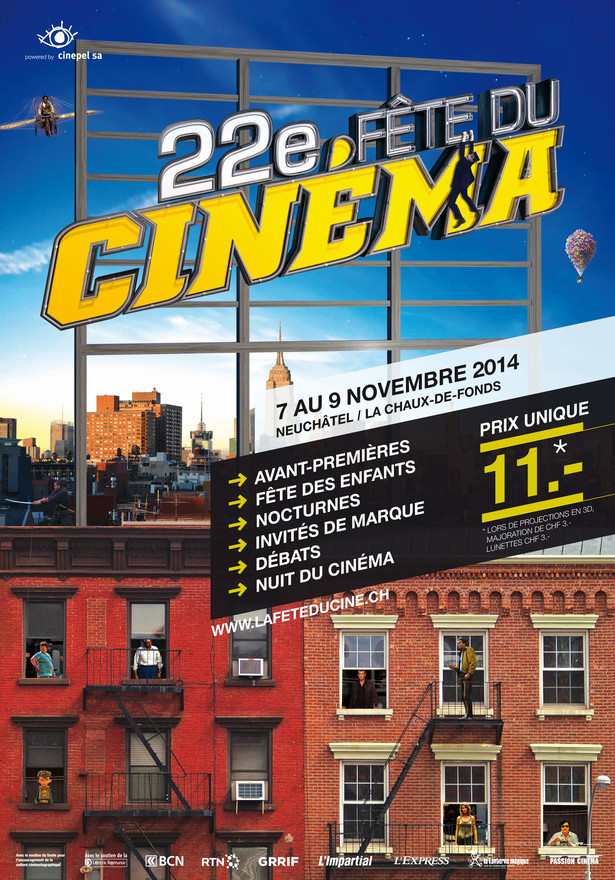 L'affiche de la 22e fête du cinéma