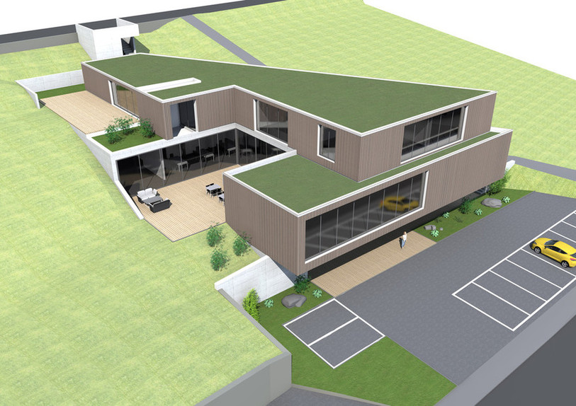 Le nouveau bâtiment de l'Armée du Salut à Tramelan.