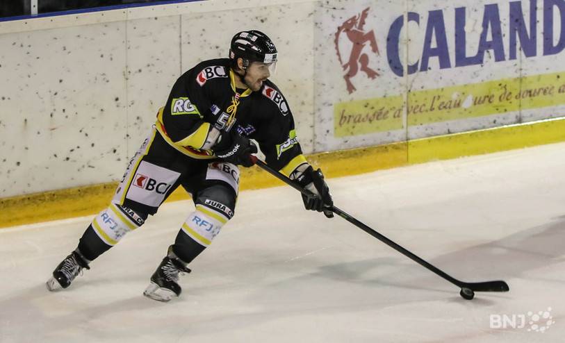 Francis Lemieux portera le maillot « jaune et noir » jusqu’à la fin de l’exercice 2014/2015 (photo : Mauricette Schnider)