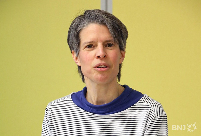 Marie-Andrée Beuret, déléguée épiscopale du Jura Pastoral. réagit à l'étude de l'Université de Zurich. (Photo : Rémy Charmillot, SCJP).