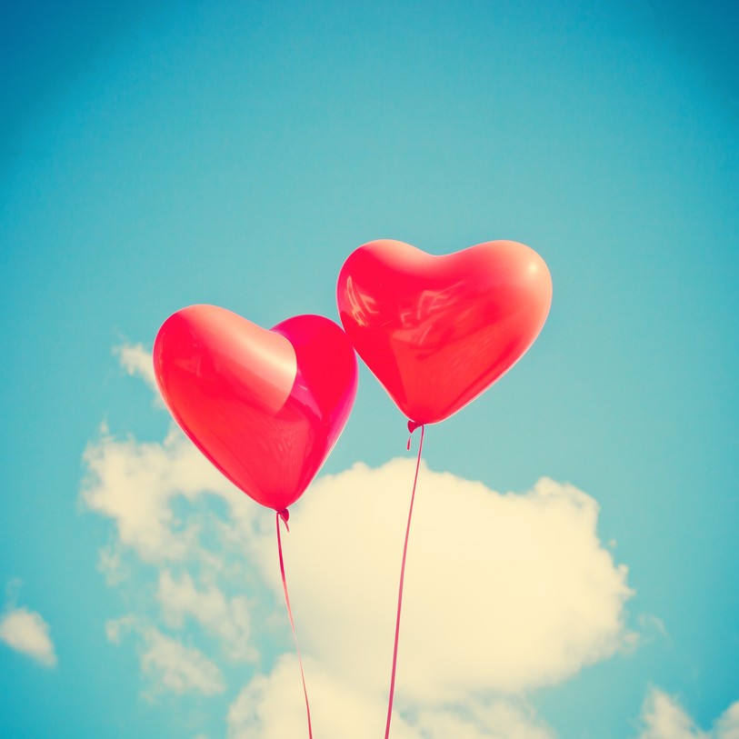 ballons; coeur