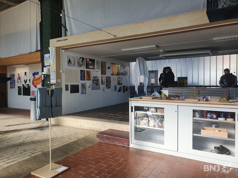Première édition commune de portes ouvertes entre trois institutions de Neuchâtel : l'Académie de Meuron (ici en photo), Ton sur Ton et la Case à Chocs.