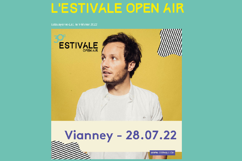 Le coach de The Voice animera la soirée sur jeudi sur la Grande Scène du festival. (Photo : L'Estivale Open Air)