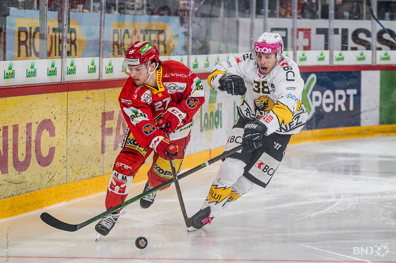 Le Québécois Guillaume Asselin s'est fait l'auteur d'un doublé vendredi soir à Tramelan, dont le but victorieux en prolongation. (photo archives : Jonathan Vallat)