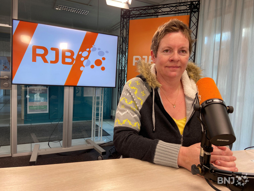Marie Sprunger lors de son passage dans nos locaux.