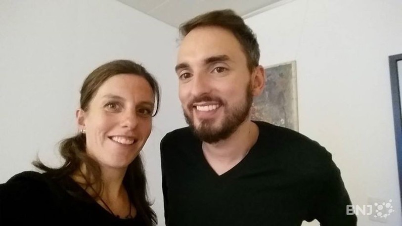 Christophe Willem en compagnie d'Armelle