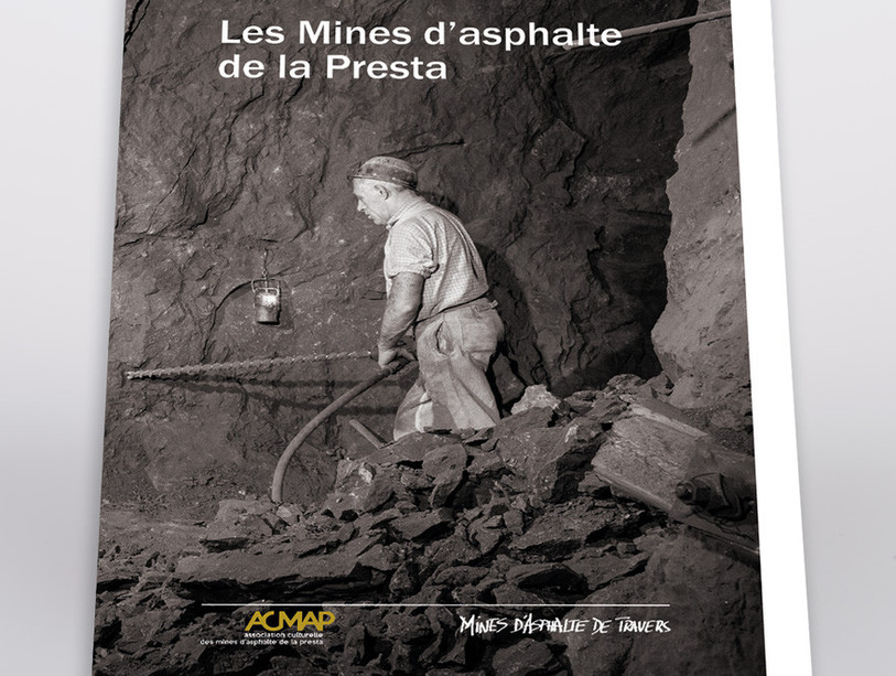 La couverture du livre sur les mines de la Presta, à Travers.