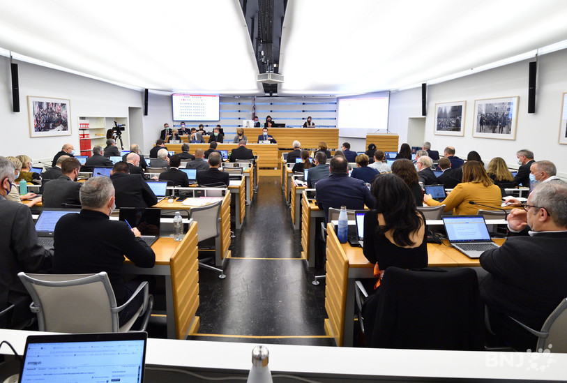 Les députés jurassiens ont accepté un postulat pour étudier l'introduction de la motion populaire dans le canton. (Photo : Georges Henz).