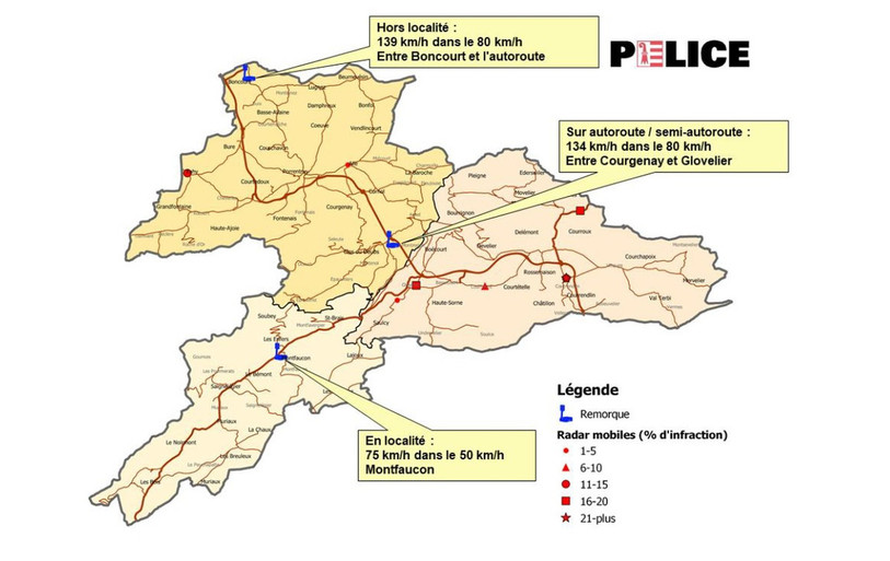 La police cantonale jurassien a publié ses statistiques routières pour janvier 2022. (Source : police cantonale).