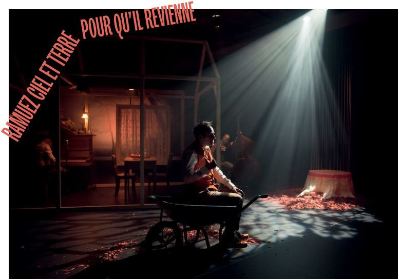 Thierry Romanens raconte Aline de Ramuz au Théâtre du Jura. (Photo:Mercedes Riedy)