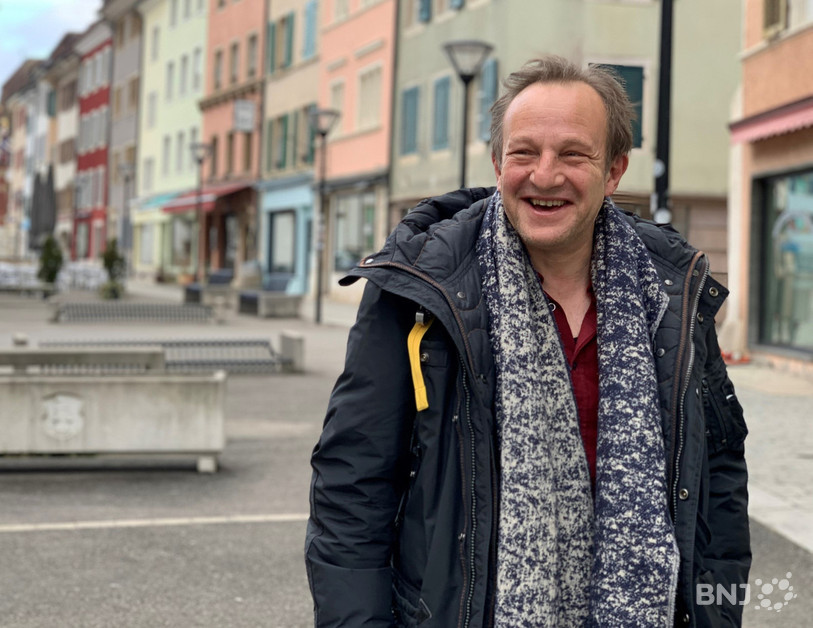 Thierry Romanens était de passage dimanche à Delémont.