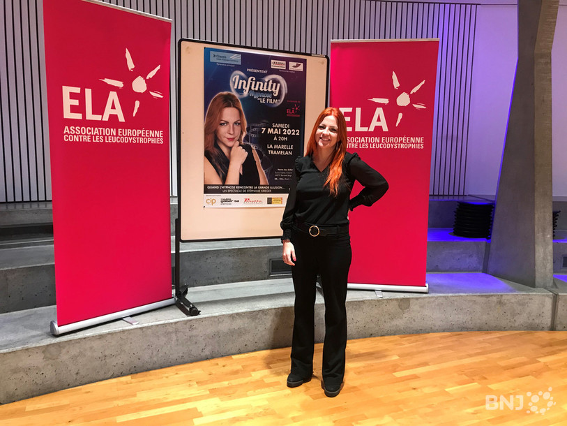 Stéphanie Krieger montera sur la scène à Tramelan pour offrir son soutien à l'association ELA Suisse.