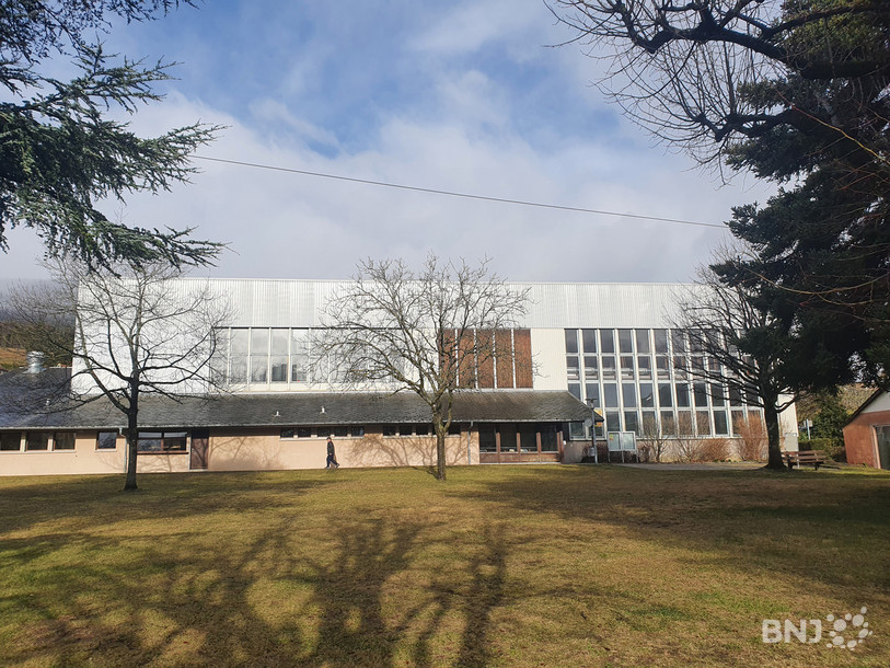 La salle de gymnastique de Bevaix est une ancienne structure de l'exposition nationale de 1964. (photo : archives).