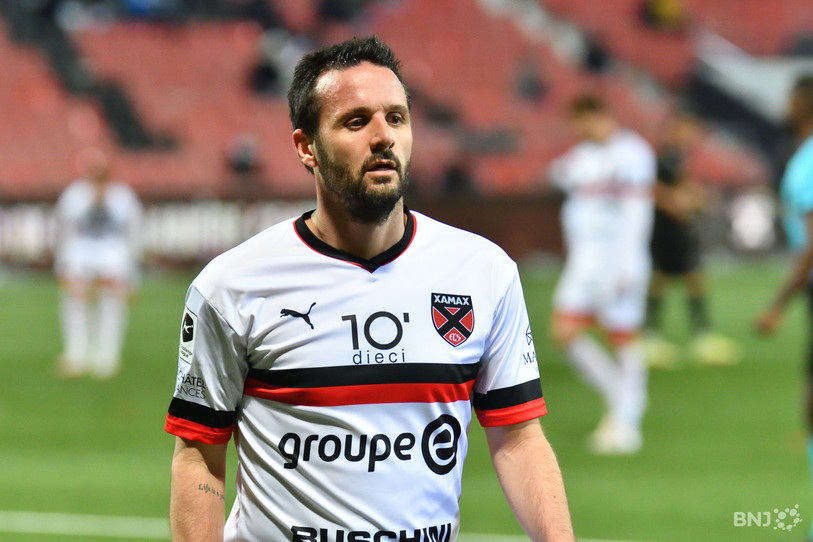 Raphaël Nuzzolo a fait une entrée fracassante face à Stade Lausanne-Ouchy (photo : Georges Henz).