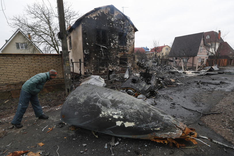 Korine Amacher, professeure d’histoire russe et soviétique à l’université de Genève, revient sur l'escalade qui a conduit à l'envahissement de l'Ukraine par la Russie. (Photo : keystone SERGEY DOLZHENKO)