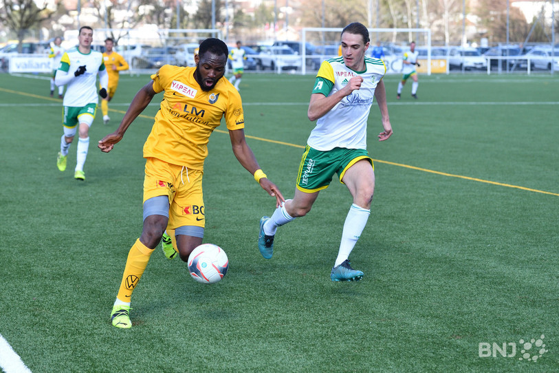 Mohamed Camara a permis aux SRD de revenir au score en 1re mi-temps contre Echallens. (Photo : Georges Henz).
