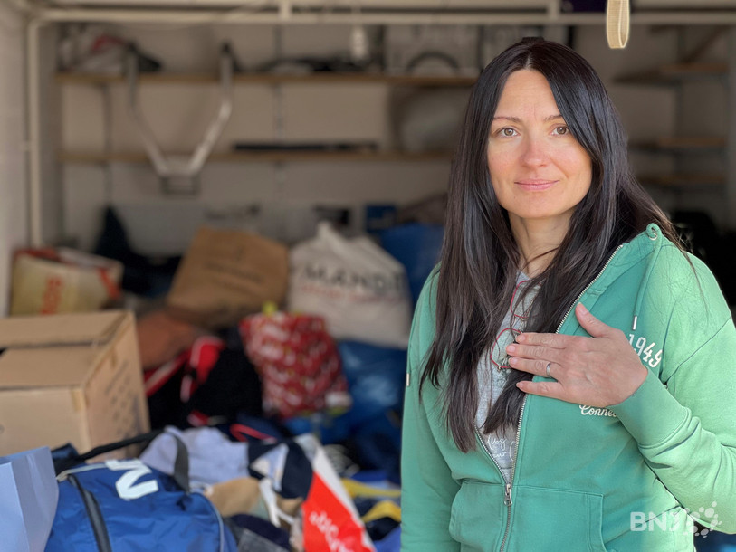 Irina Hugi s'est dite extrêmement émue de l'élan de générosité des habitants de la région.