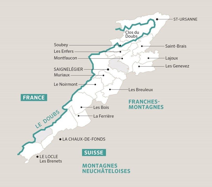 Le Parc naturel régional du Doubs pour la période 2023-2032. (Image: Parc du Doubs)