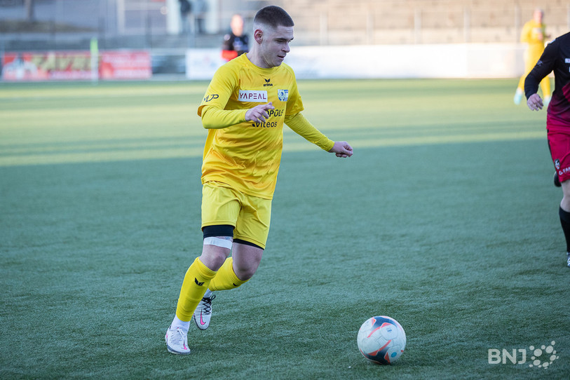 Le milieu de terrain du FCC, Nolan Doutaz. (Photo: Loïc Valverde).