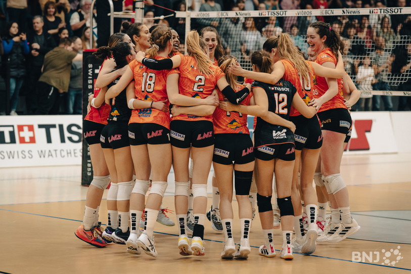 Les filles du NUC ont dû rester concentrées jusqu'au bout. (Photo: Albin Tissier)