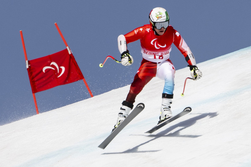 Robin Cuche à l'aise en Super-G mais pas en slalom. (KEYSTONE/ENNIO LEANZA).