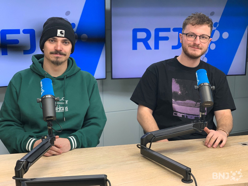 Malik Schaub à gauche et Yann Staub à droite sont deux membres du groupe du Val Terbi « 2.16 production ».