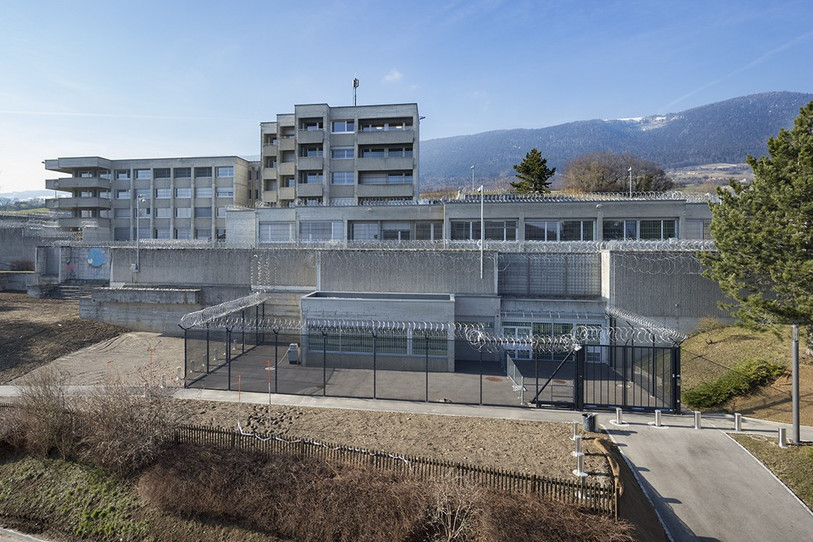 La prison de Bellevue à Gorgier. (photo: archives/Etat de Neuchâtel)