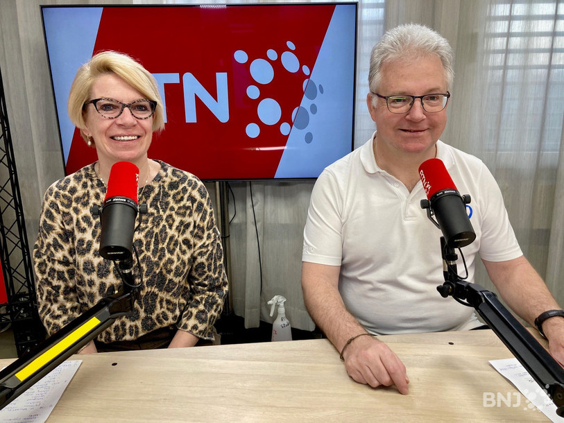 La responsable technique d’Eurogym 2022 Martine Jacot et le président du comité d’organisation Christian Blandenier étaient les invités de La Matinale.