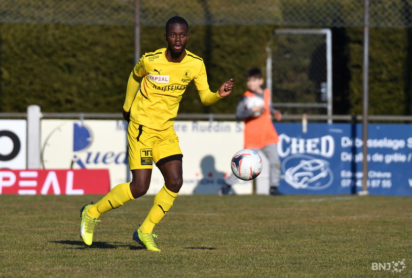 Cédric Mbenza et le FC Bassecourt ne verront pas le tableau principal de la Coupe de Suisse cette année (photo : archives/Georges Henz).