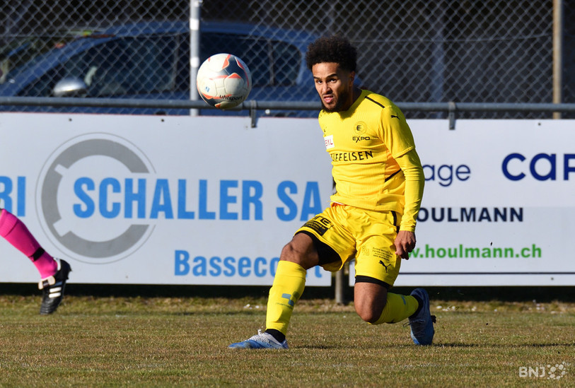 Amin Tighazoui et le FC Bassecourt restent 5es de la hiérarchie de 1re Ligue (photo : archives/Georges Henz).