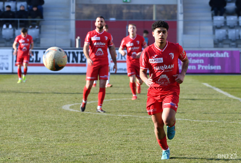 Ismael Santos et le FC Bienne ont arraché un point dimanche. (Photo : archives Georges Henz)