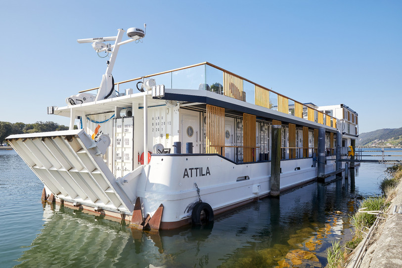 Le bateau de croisière Attila est prêt à sa première saison complète sur les lacs de Neuchâtel, Bienne et Morat. (Photo : Reederei Vully SA)