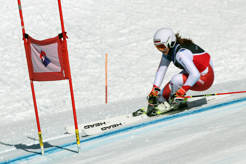 Justine Herzog : un espoir de la relève romande du ski alpin. (photo sp Giron jurassien)