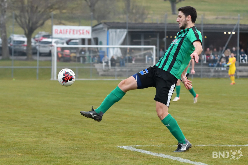 Cédric Hulmann a offert un but important au FC Courtételle samedi. (Photo : archives Georges Henz)