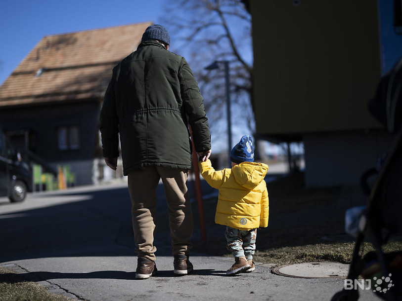 La caserne de Bure a été ouverte pour accueillir des réfugiés ukrainiens. (Photo : Keystone/Gian Ehrenzeller)