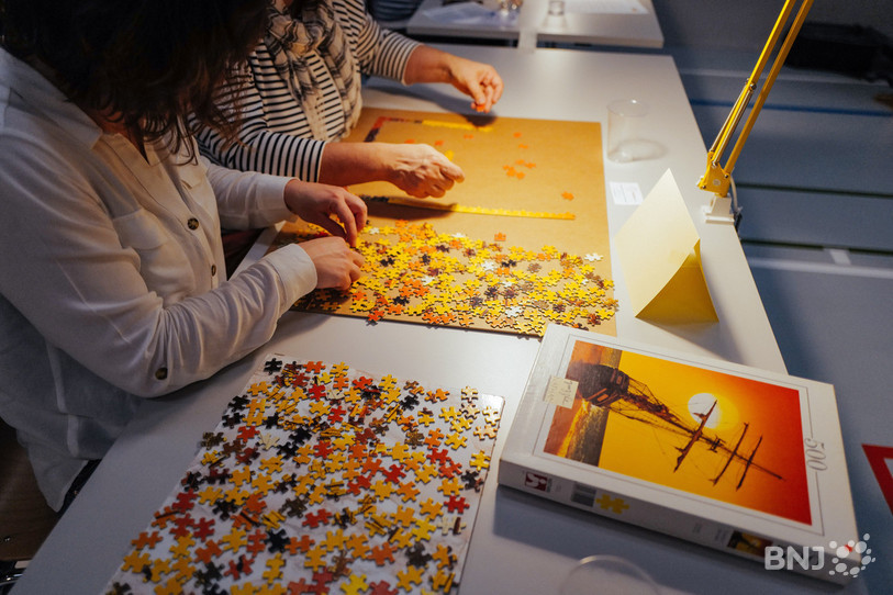 Les puzzles à assembler lors de la 3e nuit du puzzle comptabilisaient 500 ou 1'000 pièces.