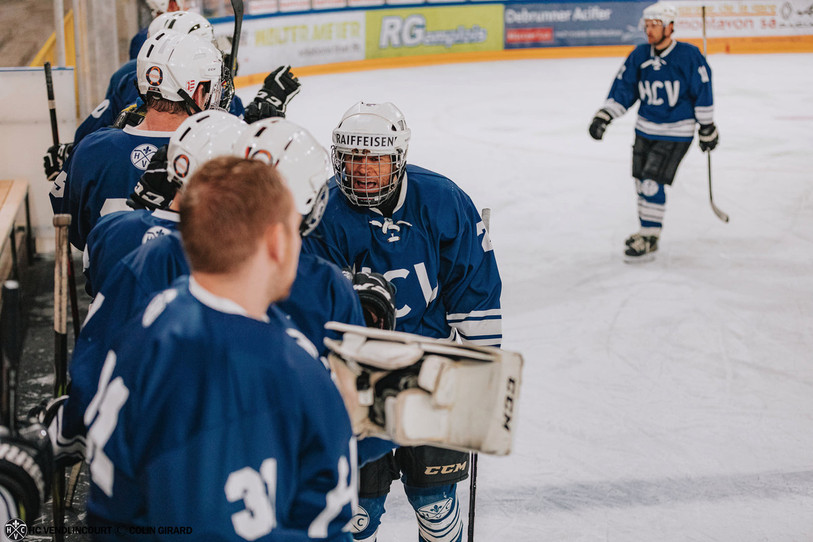 David Erard et les Ajoulots du HCV sont en 2e ligue ! (Photo : HC Vendlincourt - Colin Girard)