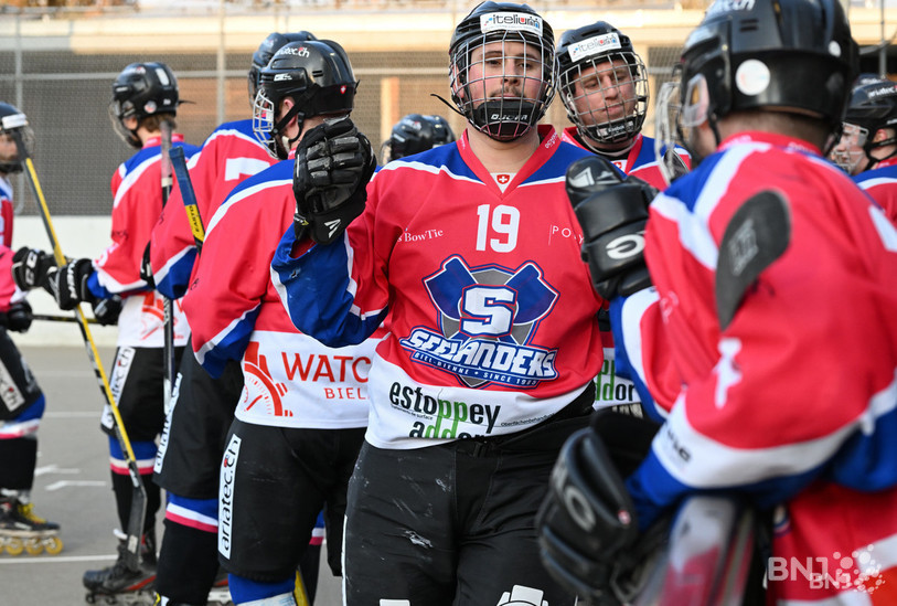 Jérémy Gurtner a inscrit la 9e réussite de la soirée pour Bienne Seelanders (photo : archives, Georges Henz).