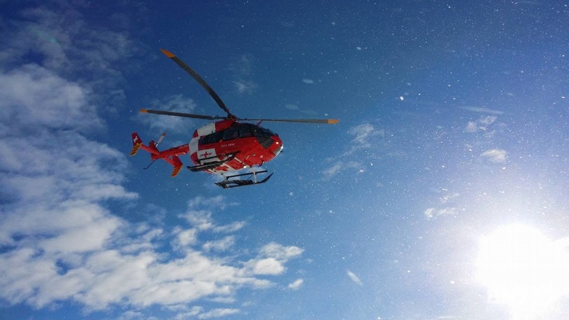 La Rega est intervenue mercredi en fin d'après-midi à Porrentruy. (Photo : Rega).