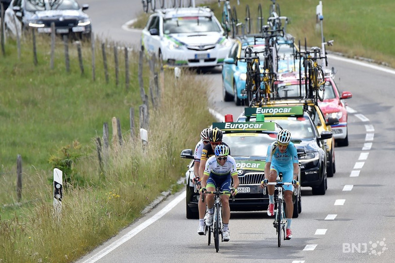 Le Tour de Suisse va retrouver les routes de la région après un dernier passage en 2014 (photo : archives/Georges Henz).